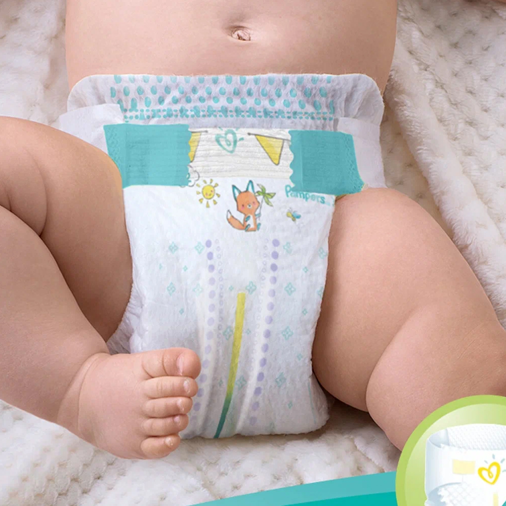 Pampers Baby-Dry, Size 2, Mini, 3-8 kg, Value Pack – Bild 4